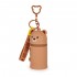Coin Purse with Key Ring - Teddy Bear