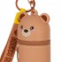 Coin Purse with Key Ring - Teddy Bear