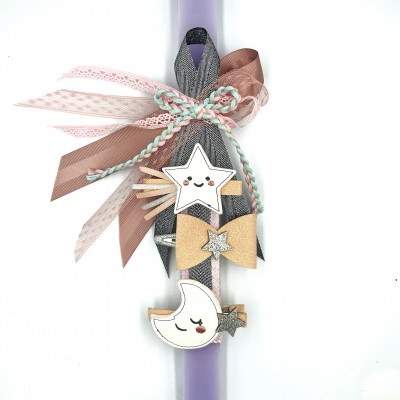 Λαμπάδα Κλιπ Μαλλιών Αστέρι