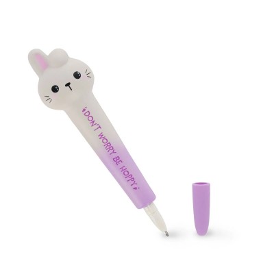 Squishy Gel Pen - "Don't Worry Be Hoppy" Bunny