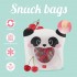 Set of 3 Reusable Snack Bags - Panda