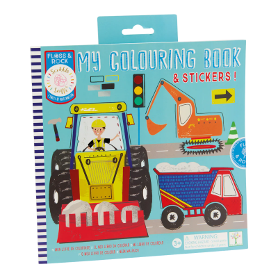 Μπλοκ Ζωγραφικής Colouring Book - Construction