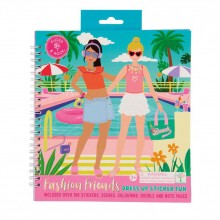 Μπλοκ Αυτοκόλλητων Fashion Friends Dress Up - Summer Time