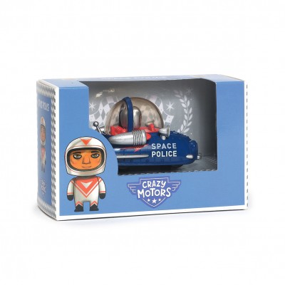 Crazy Motors Αυτοκίνητο Με Φιγούρα Space Police