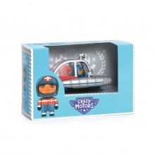 Crazy Motors Αυτοκίνητο Με Φιγούρα Space Ambulance