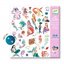 Αυτοκόλλητα Μεταλλικό Εφέ 160τεμ. Γοργόνες