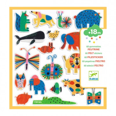 Αυτοκόλλητα Baby Τσόχας "Ζωάκια" 60τεμ.