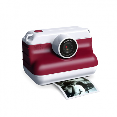 Kidywolf Φωτογραφική Mηχανή Με Θερμική Εκτύπωση Red