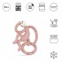 Μασητικό Mini Monkey Dusty Pink