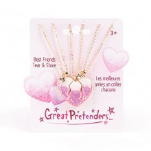 Σετ Κολιέ Καρδιά Best Friends