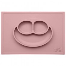 Πιάτο Σιλικόνης Happy Mat Blush