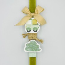 Λαμπάδα Ξύλινο Φορτηγό Φάρμας