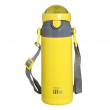 Θερμός EcoLife Kids Yellow 400ml