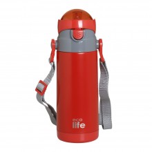 Θερμός EcoLife Kids Red 400ml