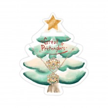 Χριστουγεννιάτικο Σετ Κολιέ & Δαχτυλίδι Χιονονιφάδα